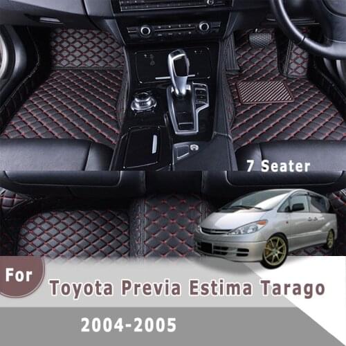 RHD Carpets For Toyota Previa Estima Tarago 2004 2005 (7 seats) Car Floor Mats Auto Accessories Interior Protect Floorliners