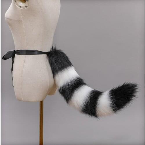 Fox Tail Cat Prop Fur Tail Women Sexy Lolita Plush Wolf Tail Cosplay Carnival Party Christmas Anime Furry Accessories Gift Purim
