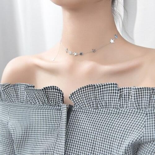 LONUXN Silver Necklaces