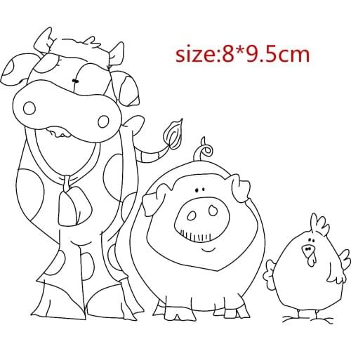 Animal Metal Cutting Dies And Stamps Dies For Scrapbooking Album Embossing New Dies For