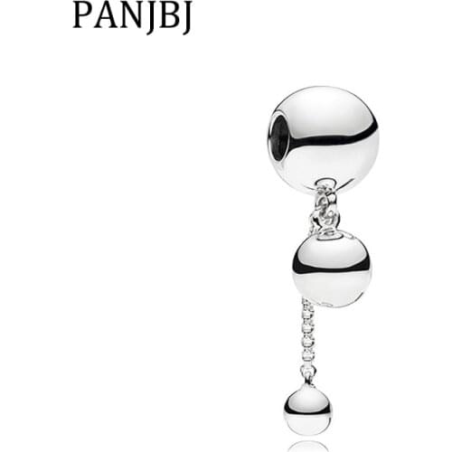 New Bead Alloy String of Beads Dangle Charm Fit Original Bracelet Necklace DIY Women Jewelry