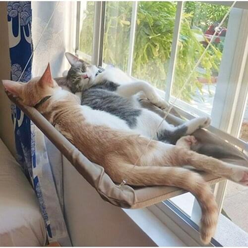 Sun Beds And Houses Comfortable Pet Hanging Beds Cat Window Hammock Cat Bed Cushions For Kittens Sunny Shelf Seat Beds Colorful