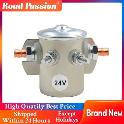 Road Passion 24V Continuous Duty Solenoid Relay 24063 For Golf Carts Winch Marine Heavy Duty SPST 1114208 1114218 5117340 SWX88
