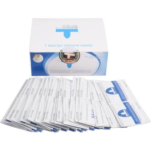 ROSALIND 100Pcs/set Removal Wraps Nail Polish Remover Nail Art Easy Cleaner Gel Nail Wraps UV Gel Remover Nails Care Tools