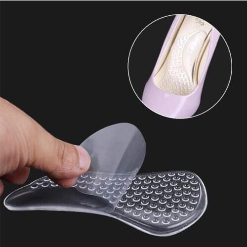 1 Pair Silicone Insoles for Women Shoes Orthotic Arch Support Gel Pads Non-slip Pain Relief Flat Feet Shoes Insoles