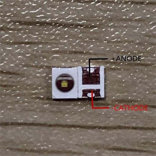 50pcs/Lot Seoul SMD LED 3528 2835 3V 1W Cool White 100LM High Power For LCD TV Backlight