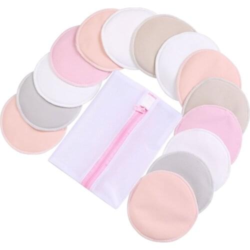 Organic Bamboo Nursing Breast Pads Breastfeeding Nipple Pad for Maternity Reusable Nipplecovers for Breast Feeding Nursing Pads