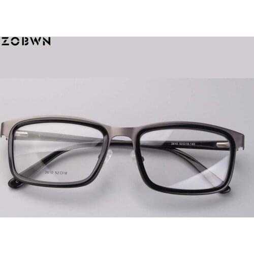 High quality business man prescription glasses очки montures de lunette with Silicone stipule очки женские quadros black gafas