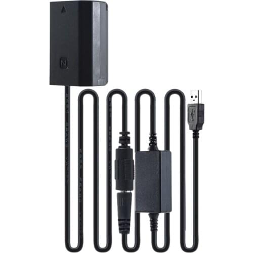 DC Coupler Replacement NP-FZ100 Dummy Battery Power Adapter For Sony A9/A9R/A7R3/A7S3/A7III/A7R4/A6600 Cameras Adapter