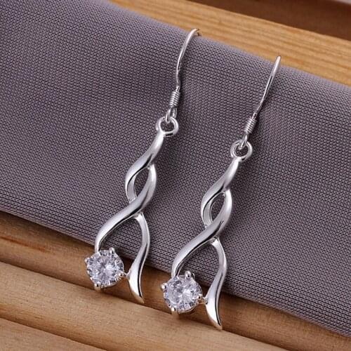 MENGYI Charm Trendy Geometric Long Earrings Twist Design Drop Earrings Womens Outer Banks Party Best High Grade Jewelry Gifts