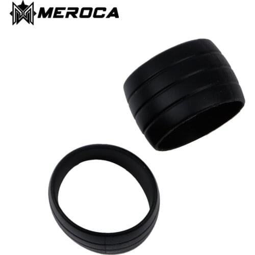1 Pair MEROCA Handlebar Tape Fixing Ring Silica Gel Anti-Slip Collar Iamok Road Bicycle Waterproof