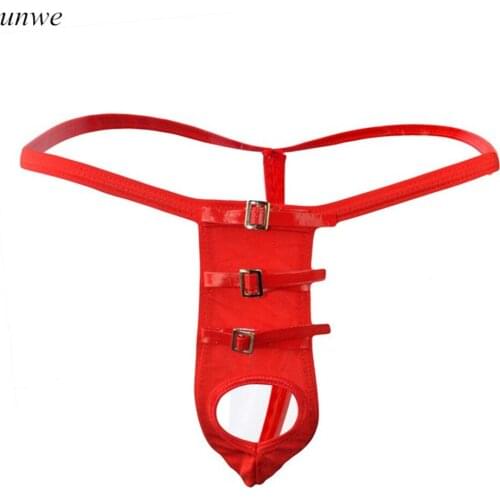 1pcs Bandage Bundle Pouch Underwear Men Penis Hole Men G-string and Thongs U Convex Gay Lovers Sex Wear