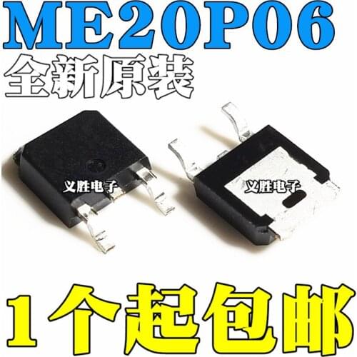 10 pçs/lote ME20P06 60V 20A PARA-252 MOS