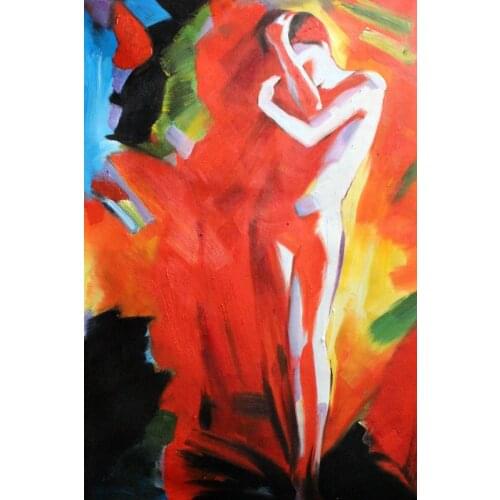 100% Handpainted Oil Painting Canvas Inner Reflections by Helena Wierzbicki Abstract Painting Wall Art for Home Decoration