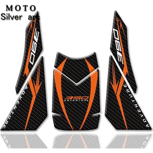 Fit For 390 ADV Adventure 2019-20201 3D Decoration Motorcycle Fuel Tank Decal Traction Side Pad Gas Fuel Knee Decal 390Adventure