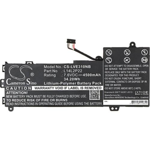 Cameron Sino 4500mAh battery for LENOVO E31 E31-70 E31-70-80KX0007GE L14L2P22 Notebook, Laptop Battery