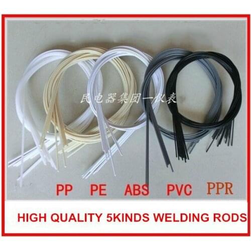Free shipping 100PCS Plastic welding rods welder rods PP/PPR/ABS/PE/PVC for plastic welder gun/hot air gun 1pc=1meter