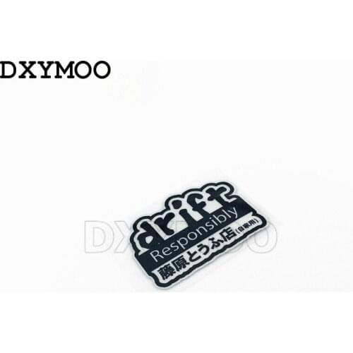 Drift Car Stickers Reflective 3M Responsibly Japanese Motorcycle Helmet Japanese Vinyl Decals