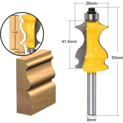 8mm shank-1 pcs,cnc solid carbide woodworking router bit,Keyhole knife,Line knife,line milling cutter,handrail knife,wood tool