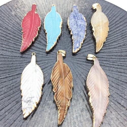 Hot Selling Wings Shape Pendants 6 Colors For Your Choice Wings Of Angels Carved Pendant Necklace Pendant Ethnic Size 68mm
