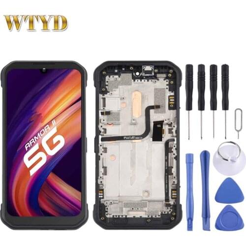 Original Ulefone Armor 11 LCD Touch Screen Digitizer Full Assembly Display Repacement for Ulefone Armor 11 5G Screen Repair Part