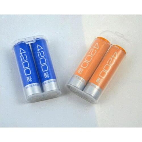 Plastic 2 X 18650 Batery Holder Storage Box For 2pcs 18650 Rechargeable Lithium Batteries Power Bank Case