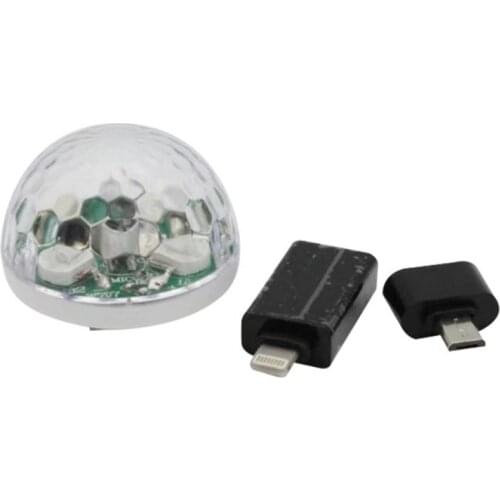 Portable USB Stage Disco Lights Suitable Equipment With USB Interface Family Reunion Ball Light Party Club Mini Phone USB Light