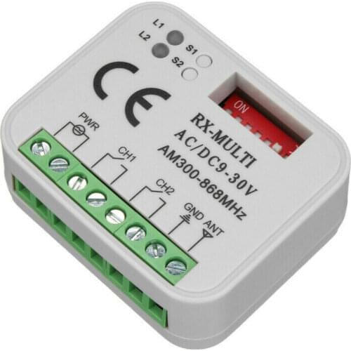 RX MULTI 300-900MHZ Beninca DITEC Hormann MARANTEC Liftmaster Remote control receiver swtich