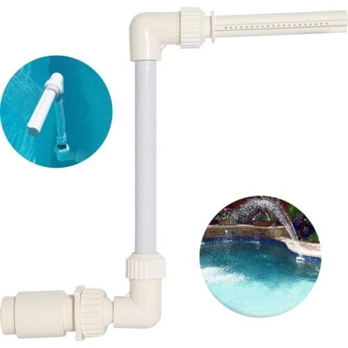 Swimming Pool Fountain Spray Tool Friendly PVC Frame Hose Replacement 1PC Outdoor Supplies Waterfall Pool Fountain