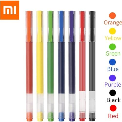 Xiaomi Mijia Super Durable Sign Pen Colorful Pens 0.5mm MI Pen Office Signing Pens Smooth Switzerland Refill Mikuni Japan Ink
