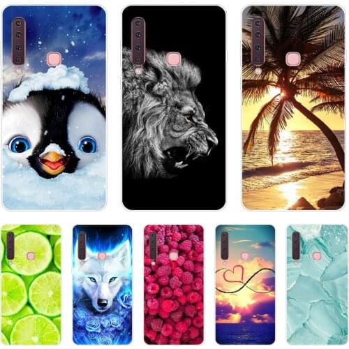 Silicone Case For Samsung A9 2018 Cover Transparent Cute Cartoon Case For Samsung Galaxy A9 2018 A 9 A920 Coque Funda Phone Case
