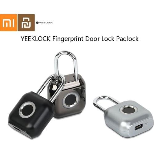YEELOCK Fingerprint Lock Smart Padlock Thumbprint Door Padlocks Portable Anti-Theft Fingerprint Lock For Xiaomi Eco-System Brand
