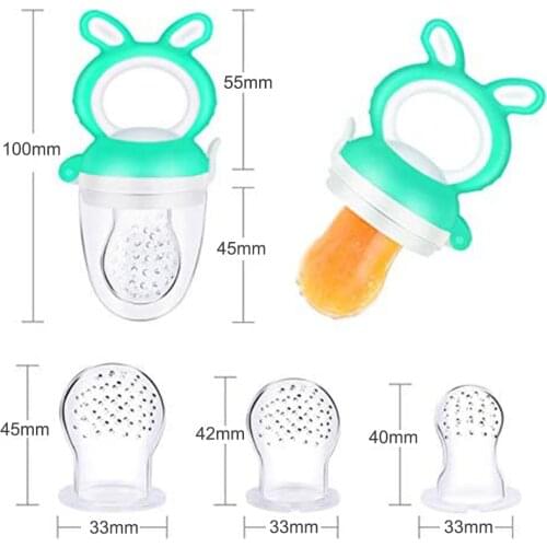 Baby Feeding Nipple Pacifer Baby Fruit Feeder Pacifier Fresh Food Feeder Silicone Nipple Baby Fruit Teething Toy For Kids nipple