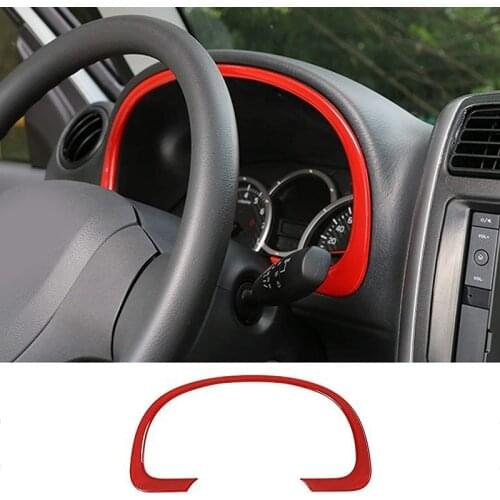 Car Styling Dashboard Panel Instrument Board Decorative Cover Trim Ring Frame for Suzuki Jimny 2007-2015