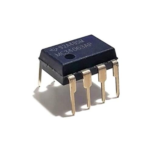 XFCZMG 100PCS MC34063AP MC34063A MC34063 1.5-A Boost/Buck/Inverting Switching Regulator DIP-8 Breadboard-Friendly