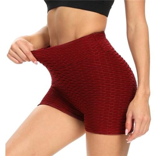 Women Summer Yoga Energy Fitness Leggings Tracksuit Jacquard Training Running Sportswear Gym Tight Seamless Breathable Shorts