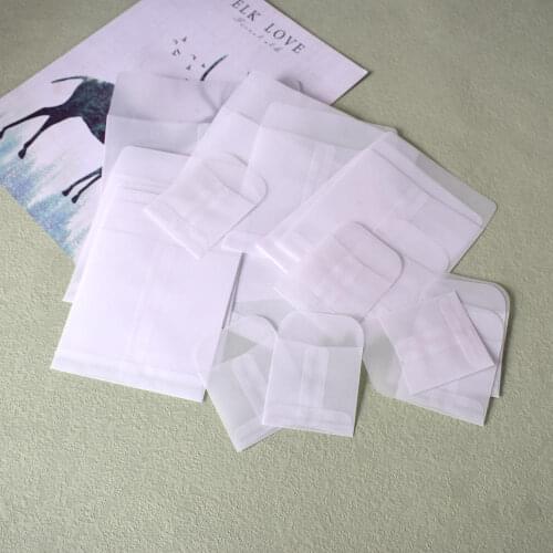 10pc Postal Mailing Waterproof Envelope Storage Bag Courier Packing Bag Multi Purpose Translucent Sulfuric Acid Paper Square Bag