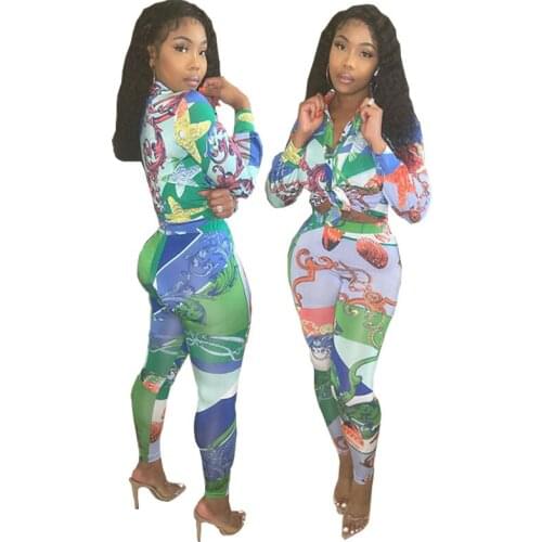 African Sets For Women Two Piece Sets New African Print Elastic Bazin Baggy Pants Rock Style Dashiki Sleeve Famous Suit For Lady