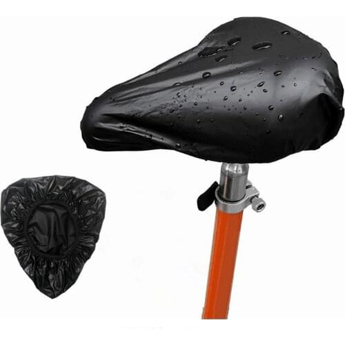 Bicycle Seat Rain Cover Outdoor Waterproof Elastic Dust and Rain Resistant UV Protector Bike Saddle Cover Bike Accessories