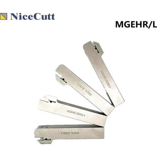 Nicecutt MGEHR Cut-Off Grooving Parting Blade Tool Holder Metalworking Lathes Cutting Lathe Tools Holder For Grroving Inserts