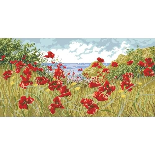 FJ016 For Needlework Kit NOT PRINTED Cross stich Painting Set Cross Stitch Kits Cross-stitch Embroidery Set Stitch Kits Cross