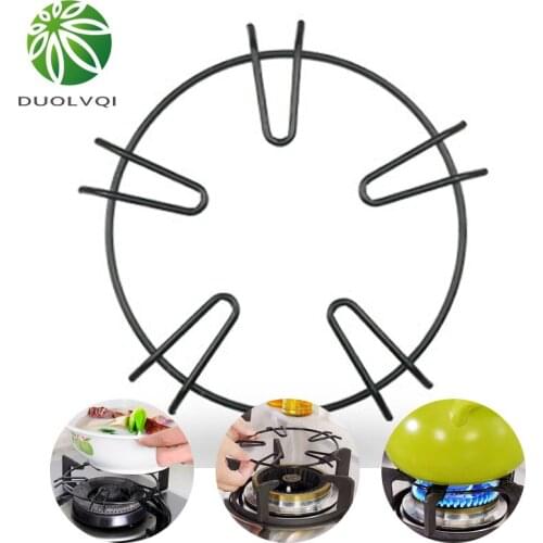 Creative Gas Stove Fittings Bracket Racks Useful Round Shape Pot Anti-skid Rack Milk Pot Holder Rack Kitchen Stove Accessories