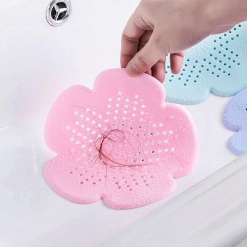 Kitchen Gadgets Accessories Flower Outfall Drain Cover Basin Sink Strainer Filter Shower Hair Catcher Stopper Plug