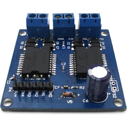 MC 33886 5-12V 5A double motor driver module Large current low impedance For Upright smart car