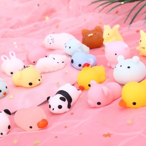 Squishy Toy Cute Animal Antistress Ball Abreact Soft Sticky Squishi Stress Relief Toys Squeeze Mochi Rising Toys Funny Gift