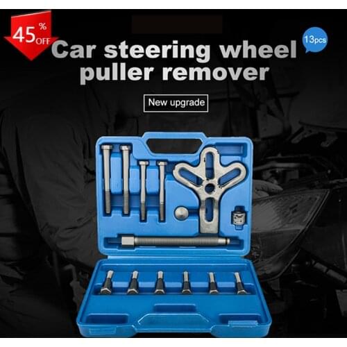 Car Tool Set 13-piece Balancer Steering Wheel Removal Tool High Quality Steel Puller Kit Car Repair Tool