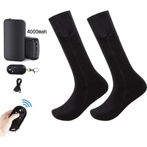 Remote Control Temperature Regulating Electric Socks, Heated Socks, Outdoor Thermal Socks,Men Women Long Tube Hot Gaudily