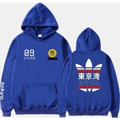 2020 New Men Women Hoodies Harajuku Sweatshirts Tokyo Bay Hoodie Outwear Fashion Autumn Winter Hip-Hop Streetwear Boys Clothes