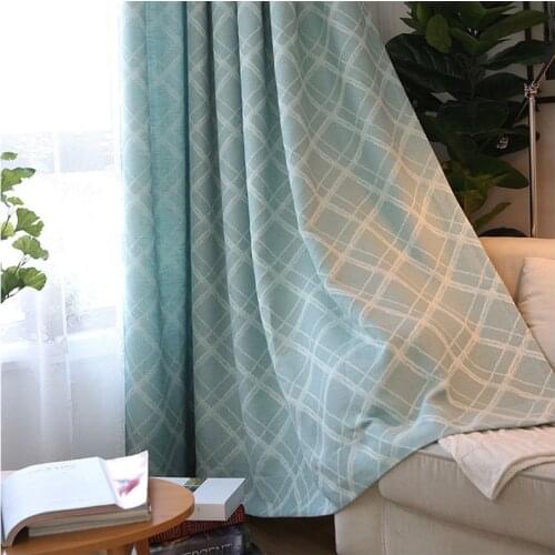 Linen Cotton Curtain Thickened Striped Modern Simple Curtains Bedroom Living Room Linen Blackout Curtains