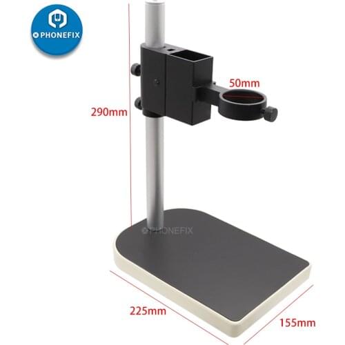 50mm Diameter Adjustable Microscope Stand Bracket Holder Stereo Zoom Microscope Stand Bracket Base for Digital USB Microscope